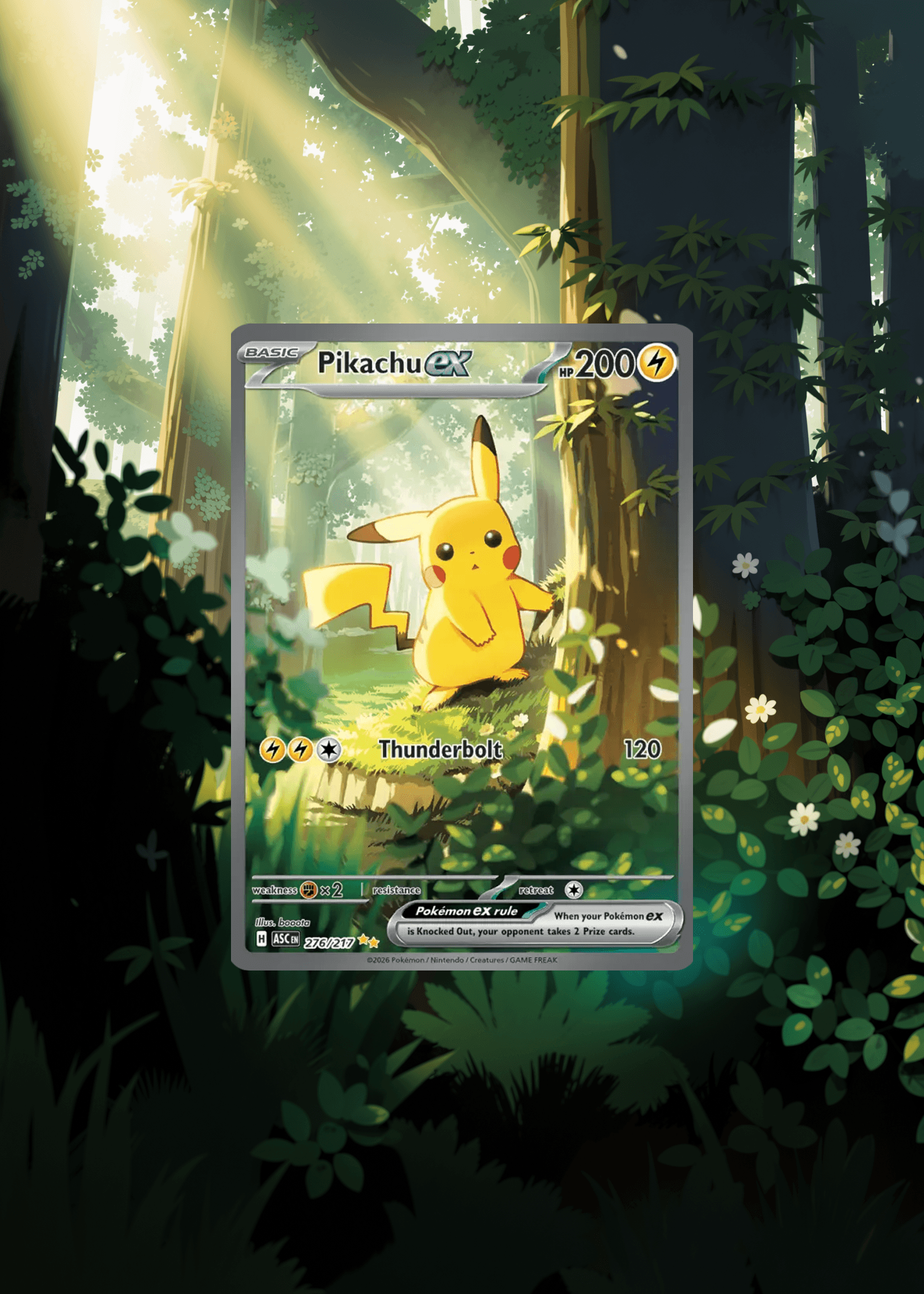 Extended card artwork print example