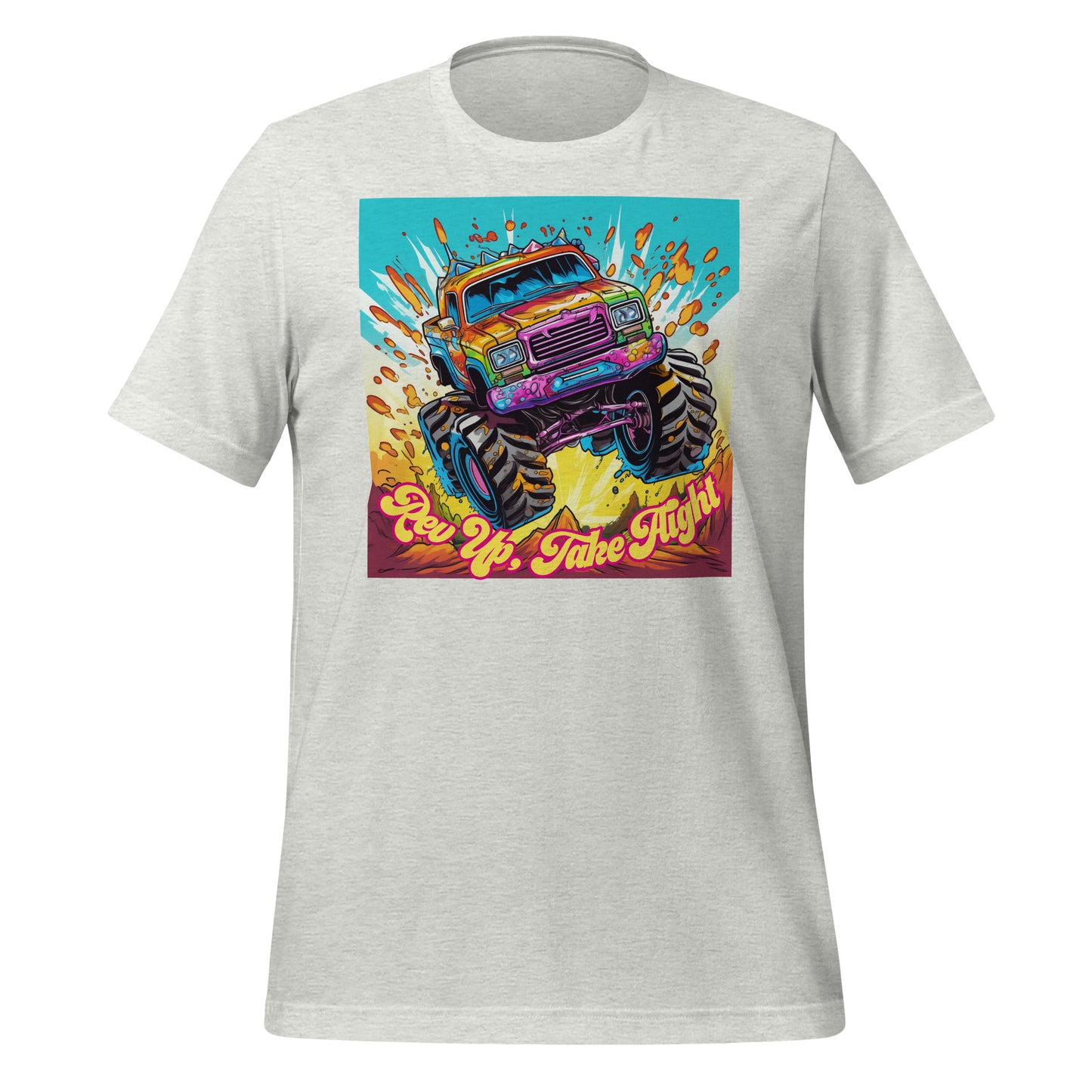 Monster Truck take off Unisex t-shirt