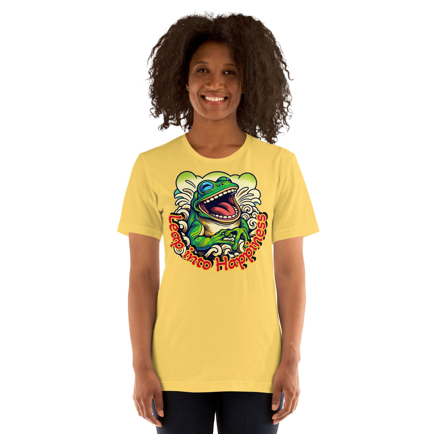 Leap into Happiness Unisex t-shirt